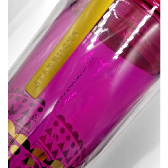 Starbucks Purple Rooster Chinese Zodiac New Year Acrylic Tumbler 16 Oz 2016 - Picture 2 of 6